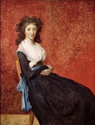 Porträt von Madame Charles-Louis Trudaine (1769-1802) ca. 1791-92